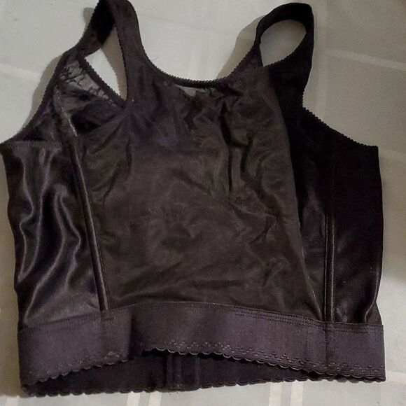 Exquisite Form Bustier Girdle VTG  38C black - Picture 3 of 5
